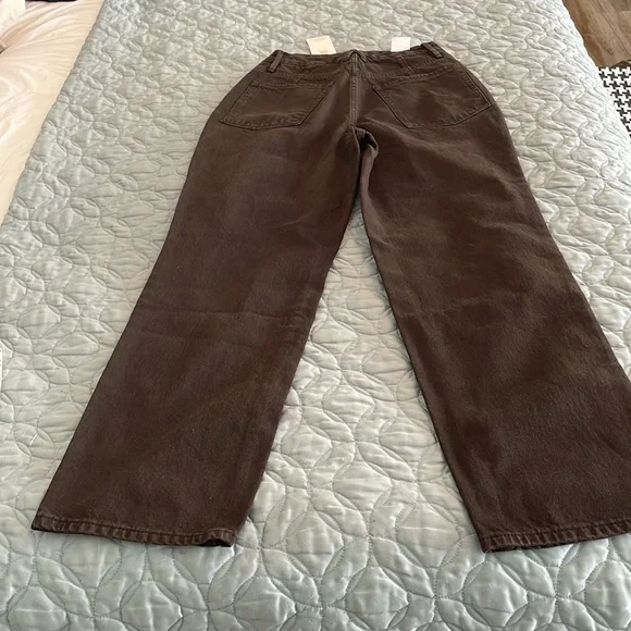 Good American brown jeans new with tags waist size 24 - Picture 2 of 7